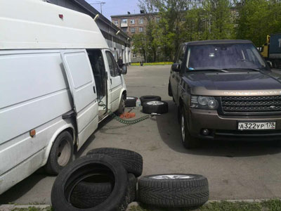 переобувка машины